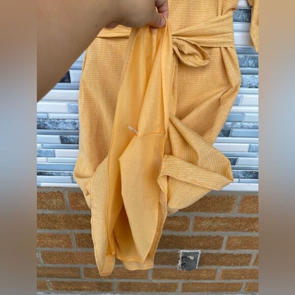 Cremieux Natalia Tie Front Ruffle Sleeve Dress 12 - Picture 14 of 17